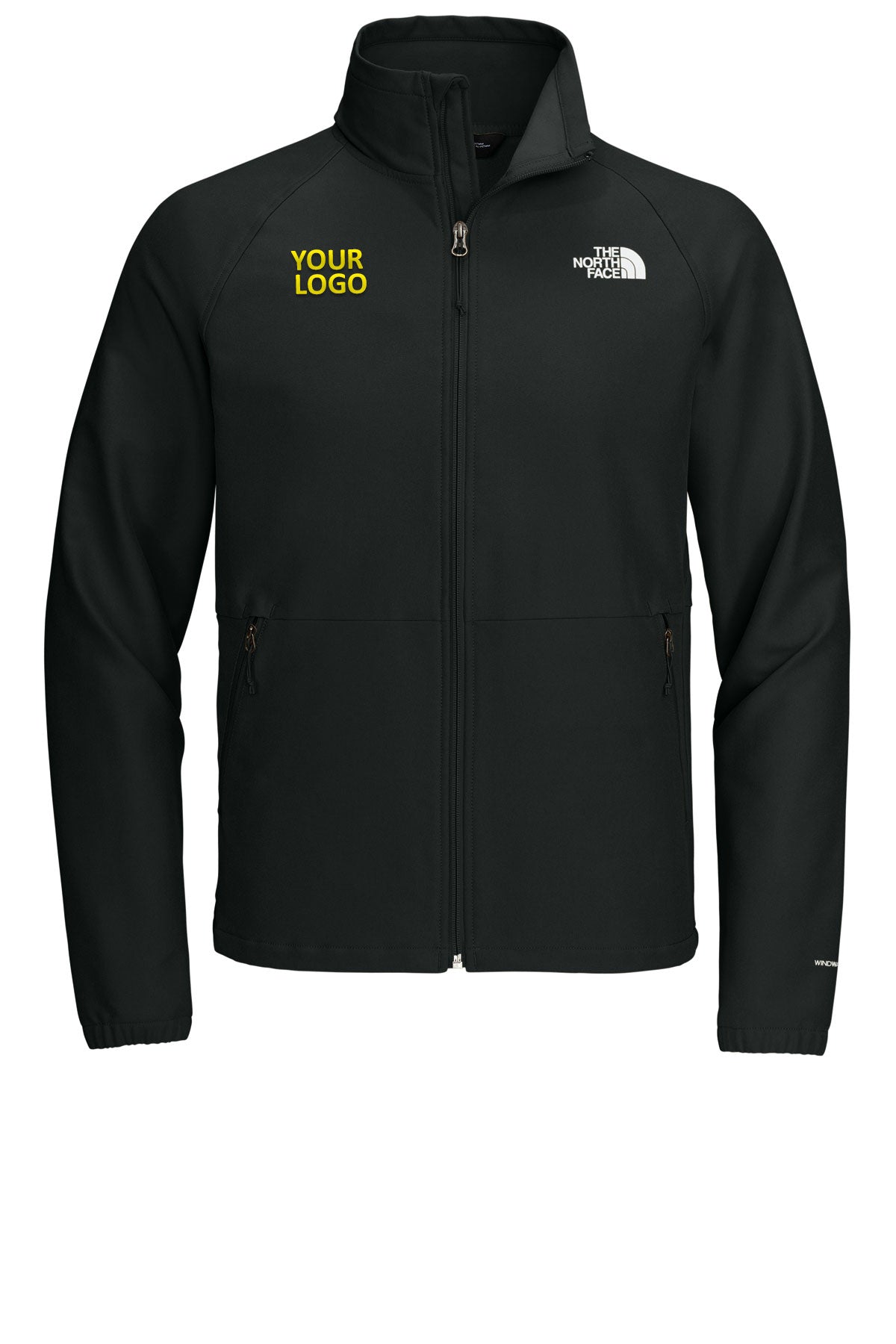 The North Face TNF Black Heather NF0A8BUD jackets with company logo
