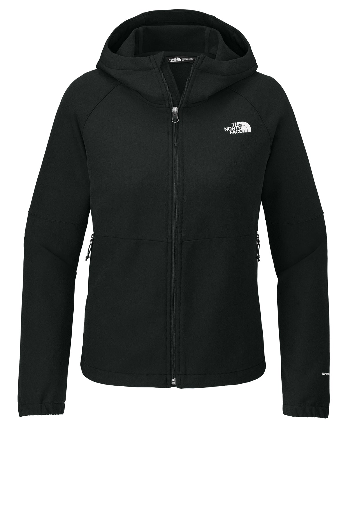 North Face Ladies Barr Lake Hooded Soft Shell Jackets, Black Heather [A Plus Learning Solutions]