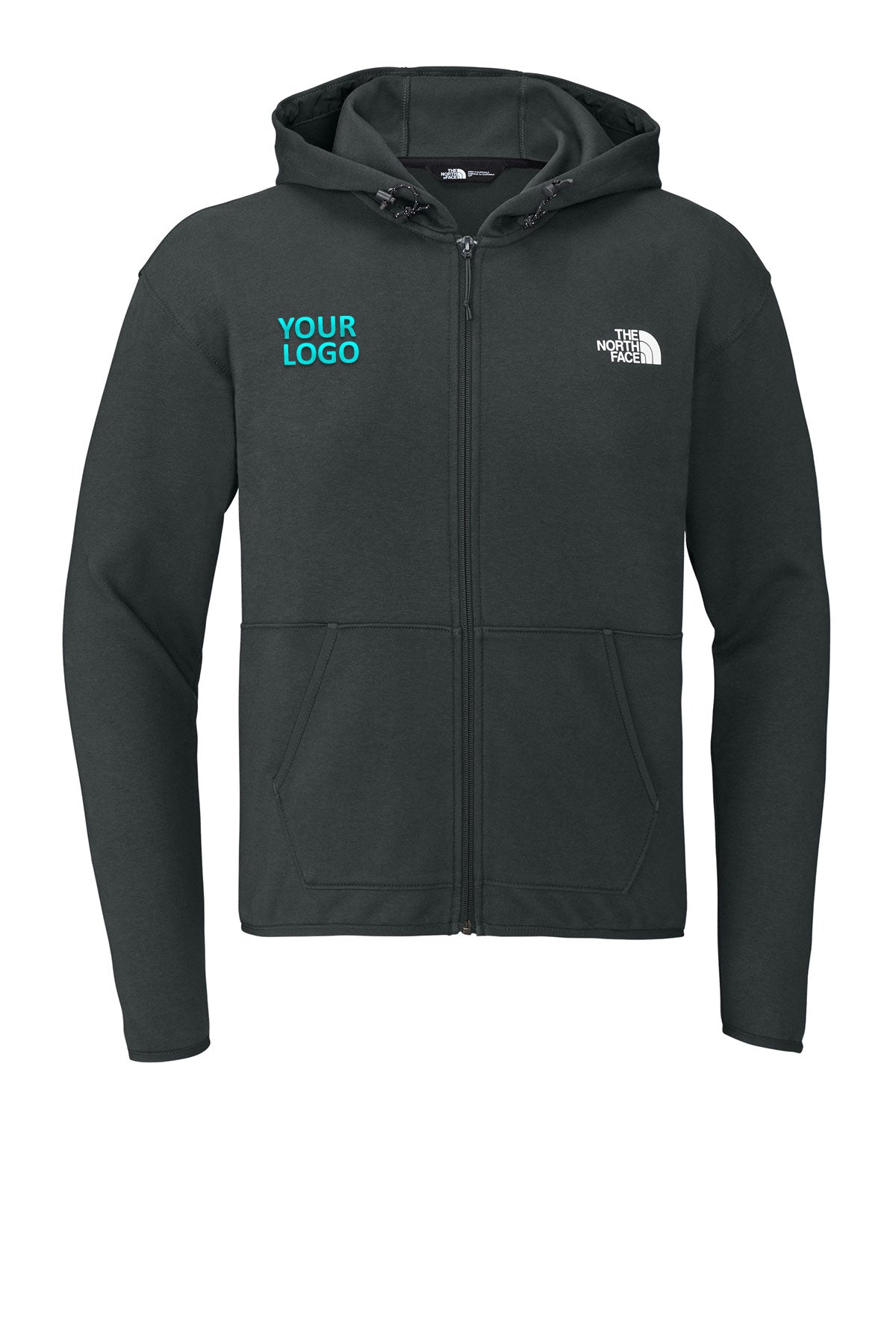 The North Face Asphalt Grey NF0A8BUS custom embroidered sweatshirts