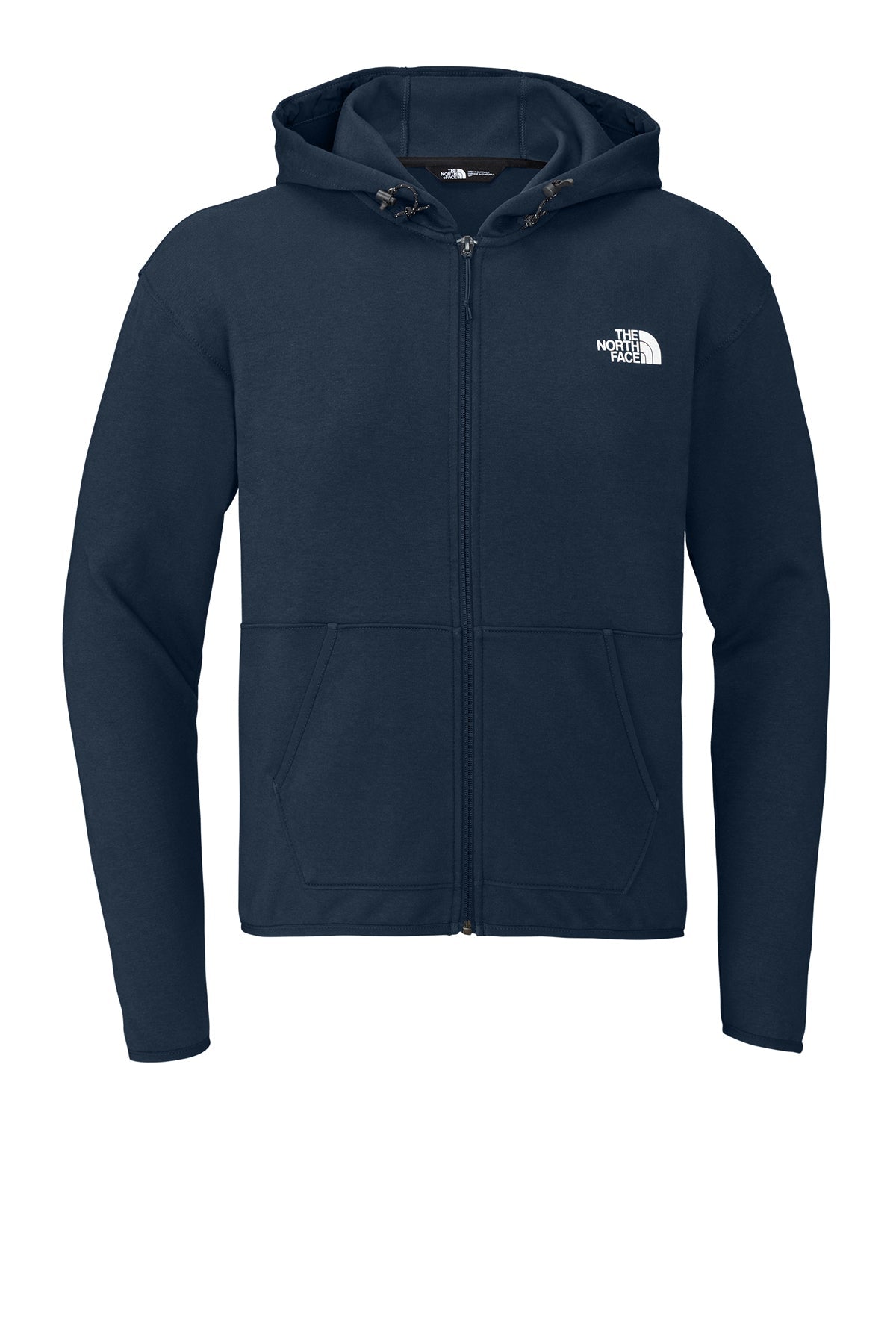 North Face Double-Knit Zip Custom Hoodies, Summit Navy [The Braff Group]
