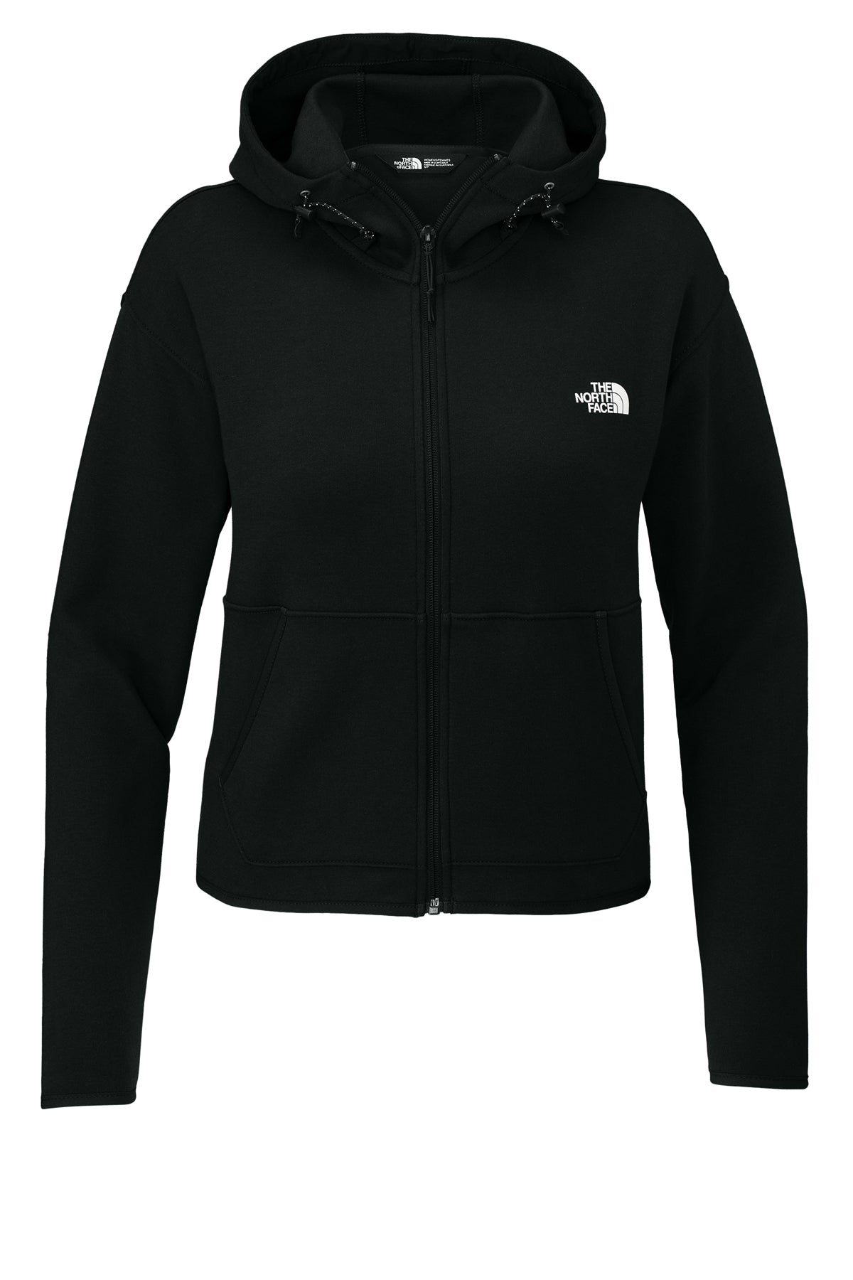 North Face Ladies Double-Knit Zip Custom Hoodies, Black [A Plus Learning Solutions]