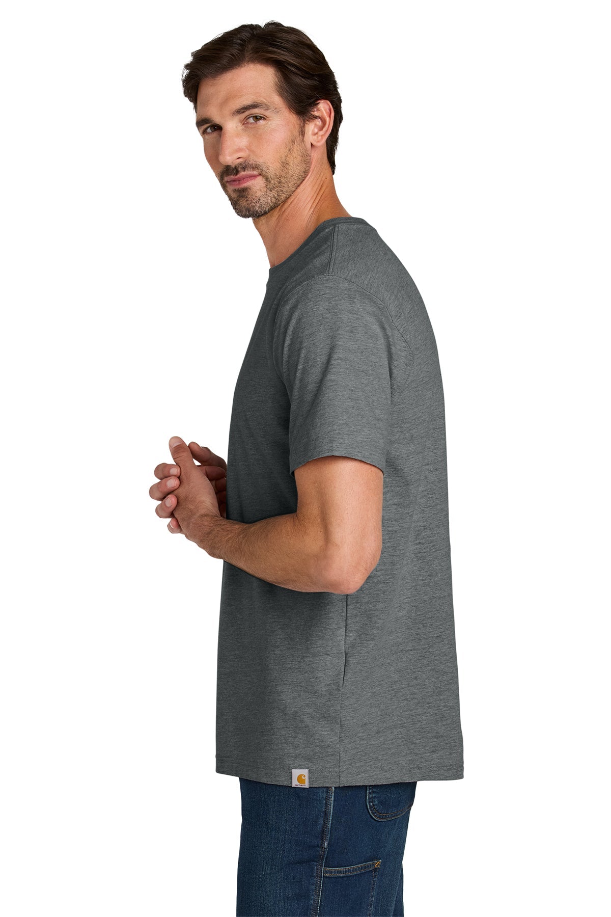 Carhartt Short Sleeve Custom T-Shirts, Carbon Heather