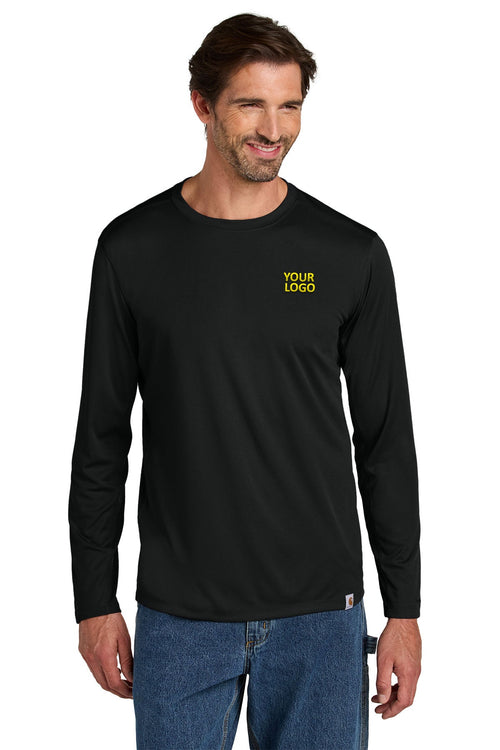 Carhartt Force Sun Defender Custom Polos, Black
