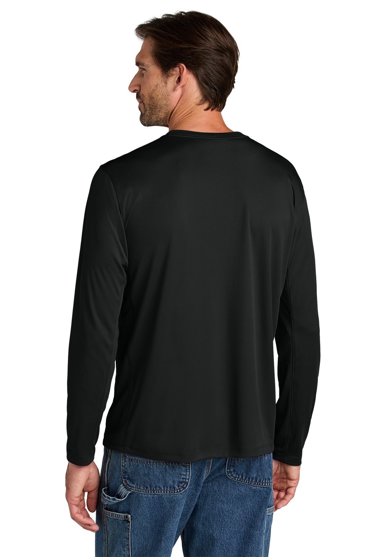 Carhartt Force Sun Defender Long Sleeve Custom T-Shirts, Black [Gershman Mortgage]