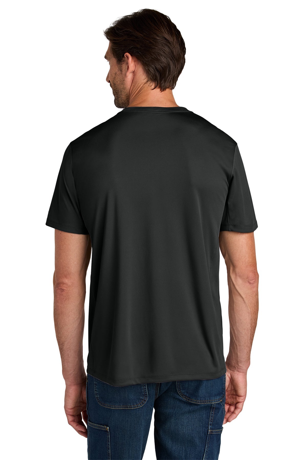 Carhartt Force Sun Defender Short Sleeve Custom T-Shirts, Black