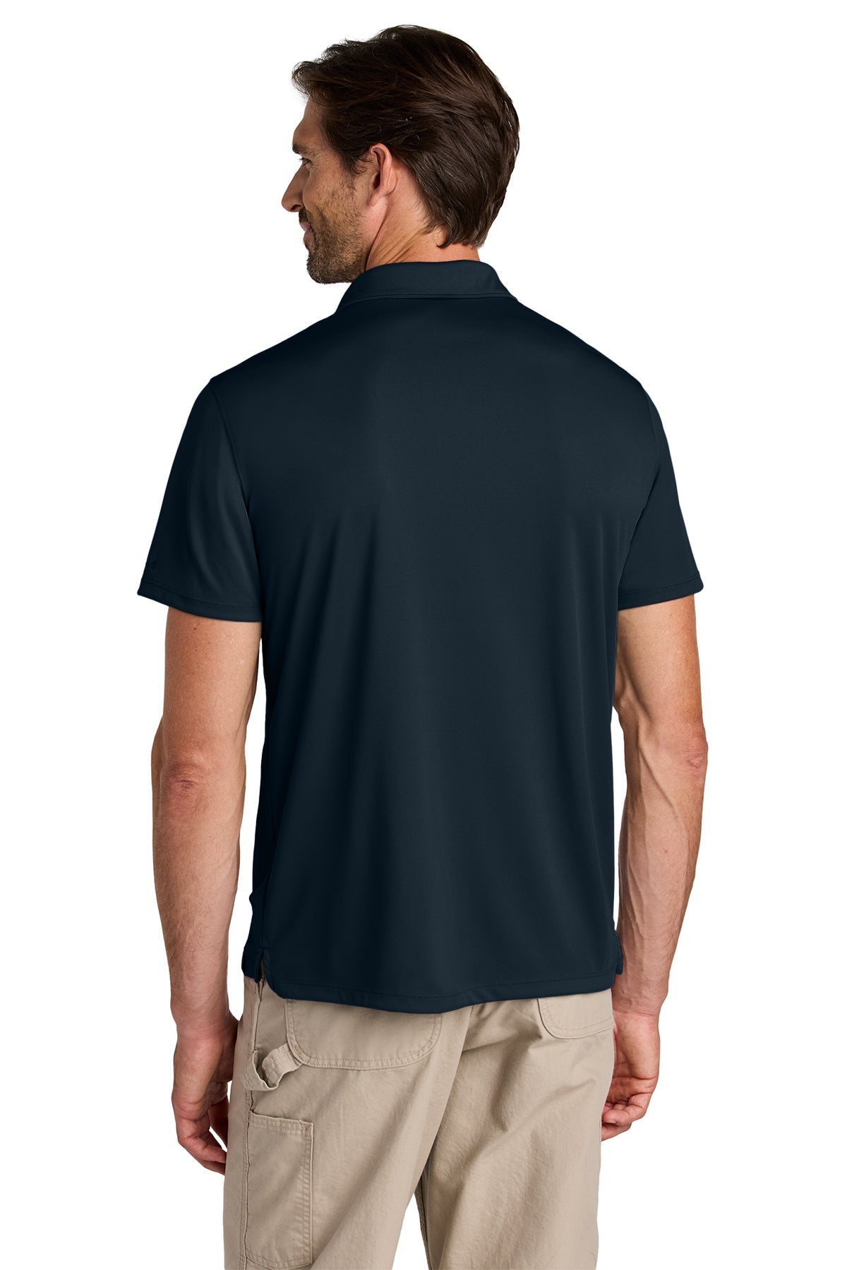 Carhartt Force Sun Defender Custom Polos, Navy [Matos Builders]