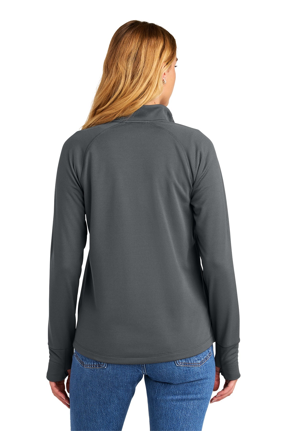 New Era Womens Stand Out Custom 1/4-Zips, Graphite