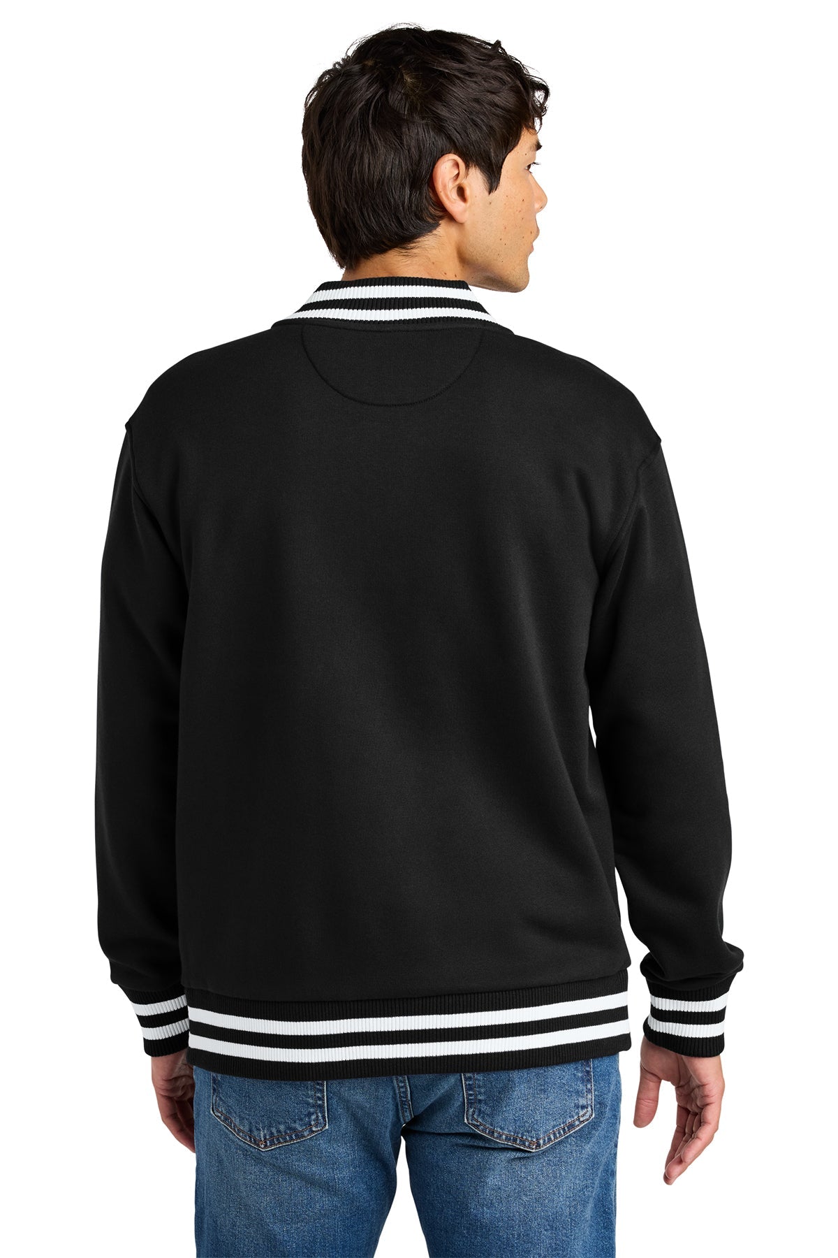 New Era Varsity Heavyweight Custom Fleece Jackets, Black
