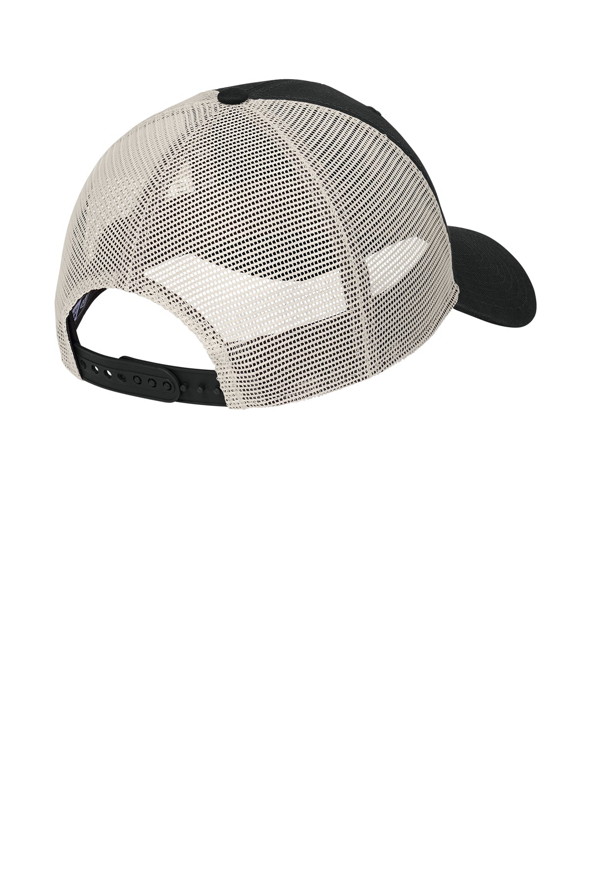 New Era 9TWENTY Unstructured Mesh Snapback Custom Caps, Black/ Stone [Owl AI]