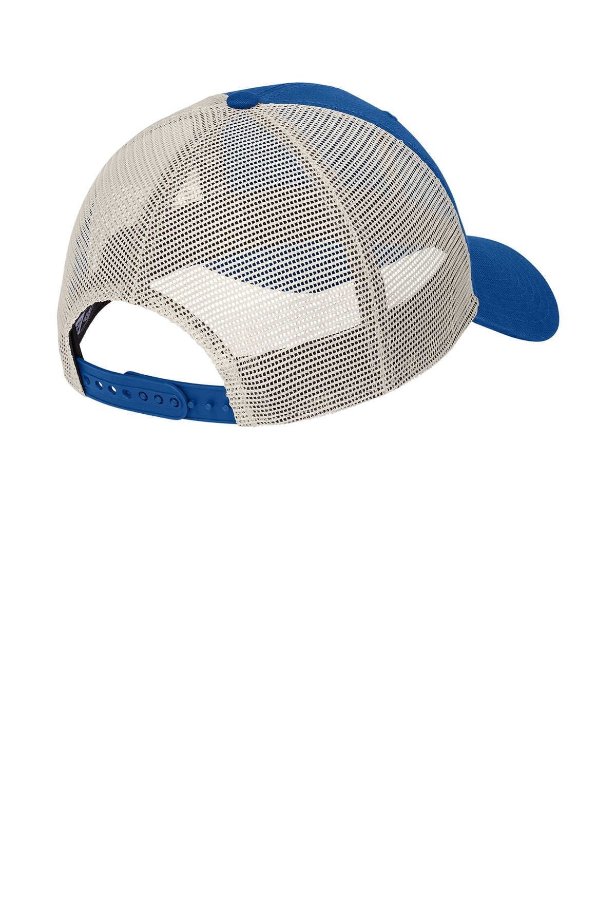 New Era 9TWENTY Unstructured Mesh Snapback Custom Caps, Royal/ Stone [TW Constructors]