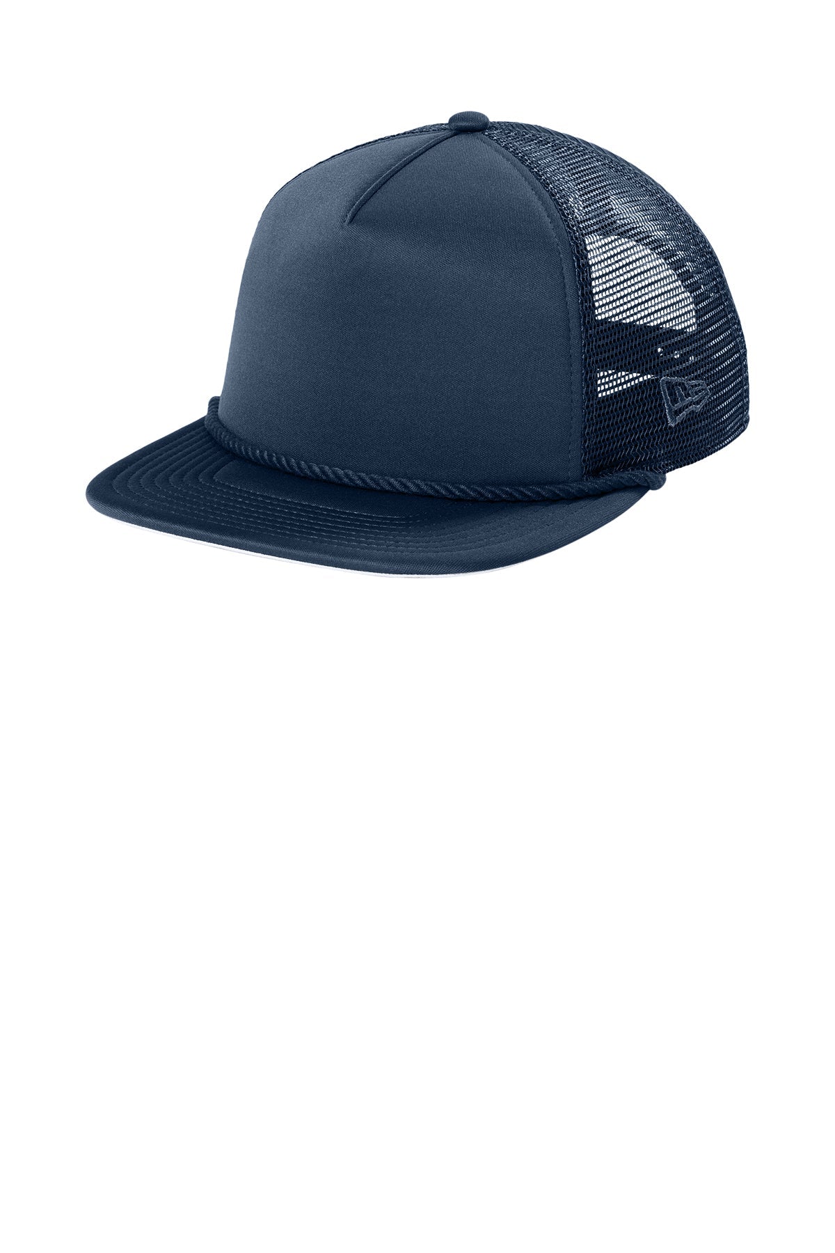 New Era Foam Rope Trucker Custom Caps, Deep Navy