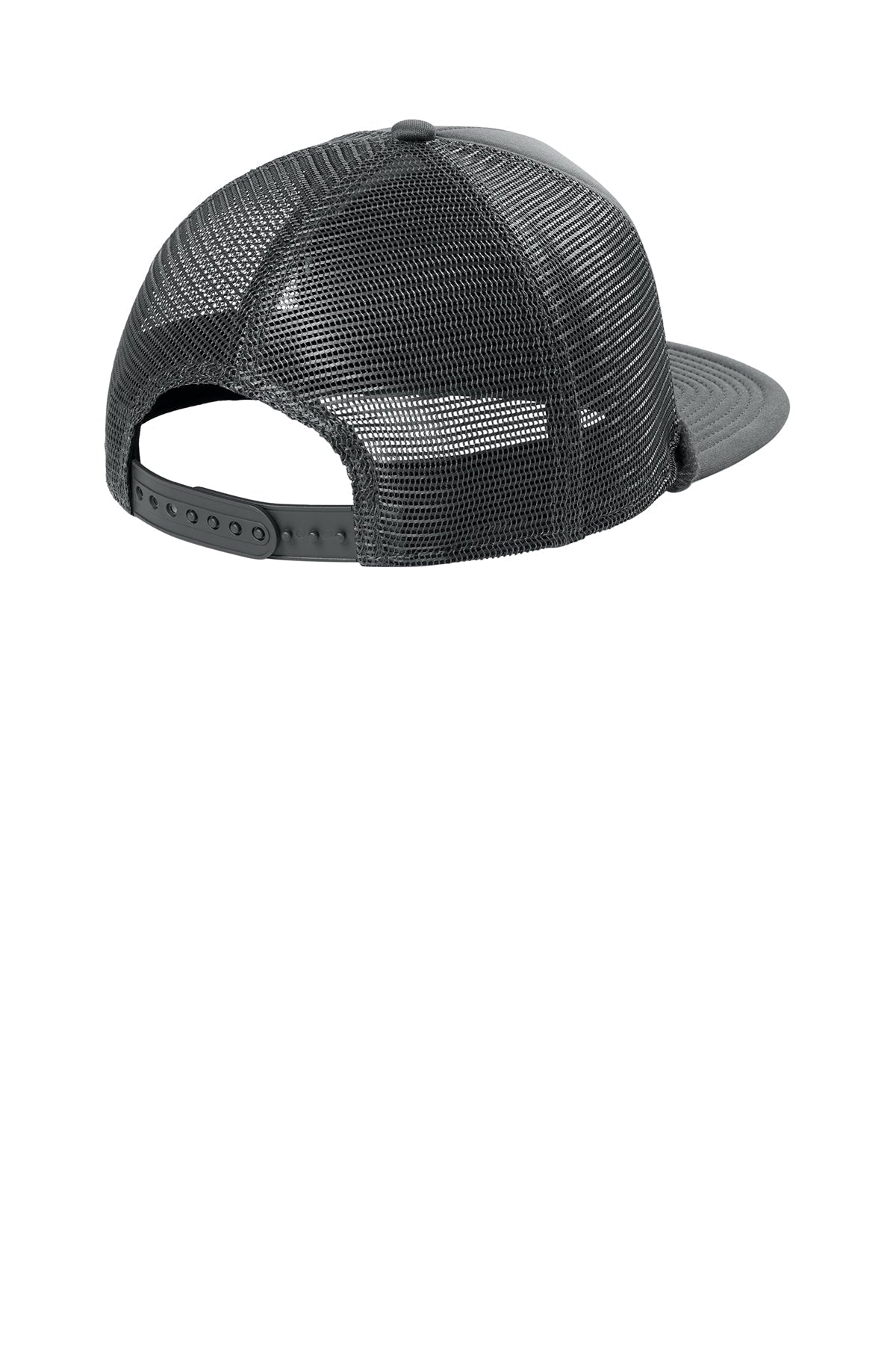 New Era Foam Rope Trucker Custom Caps, Graphite