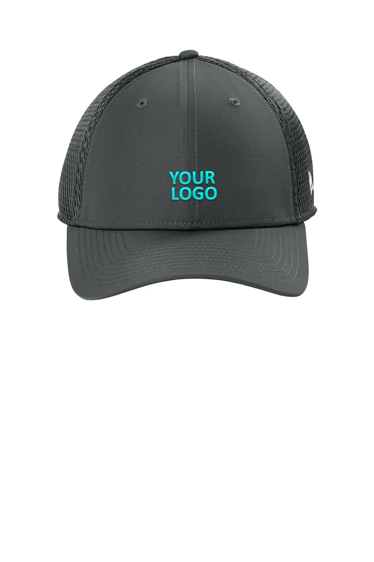 New Era 9THIRTY Performance Stretch Mesh Custom Caps, Graphite