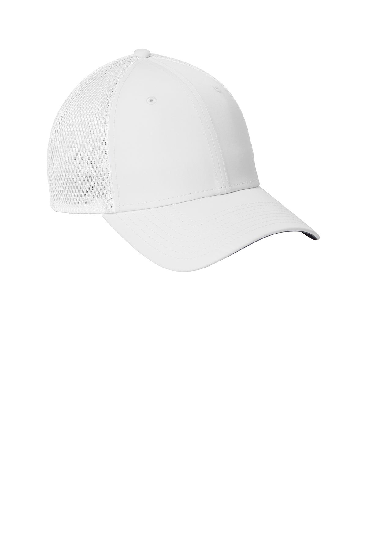 New Era 9THIRTY Performance Stretch Mesh Custom Caps, White