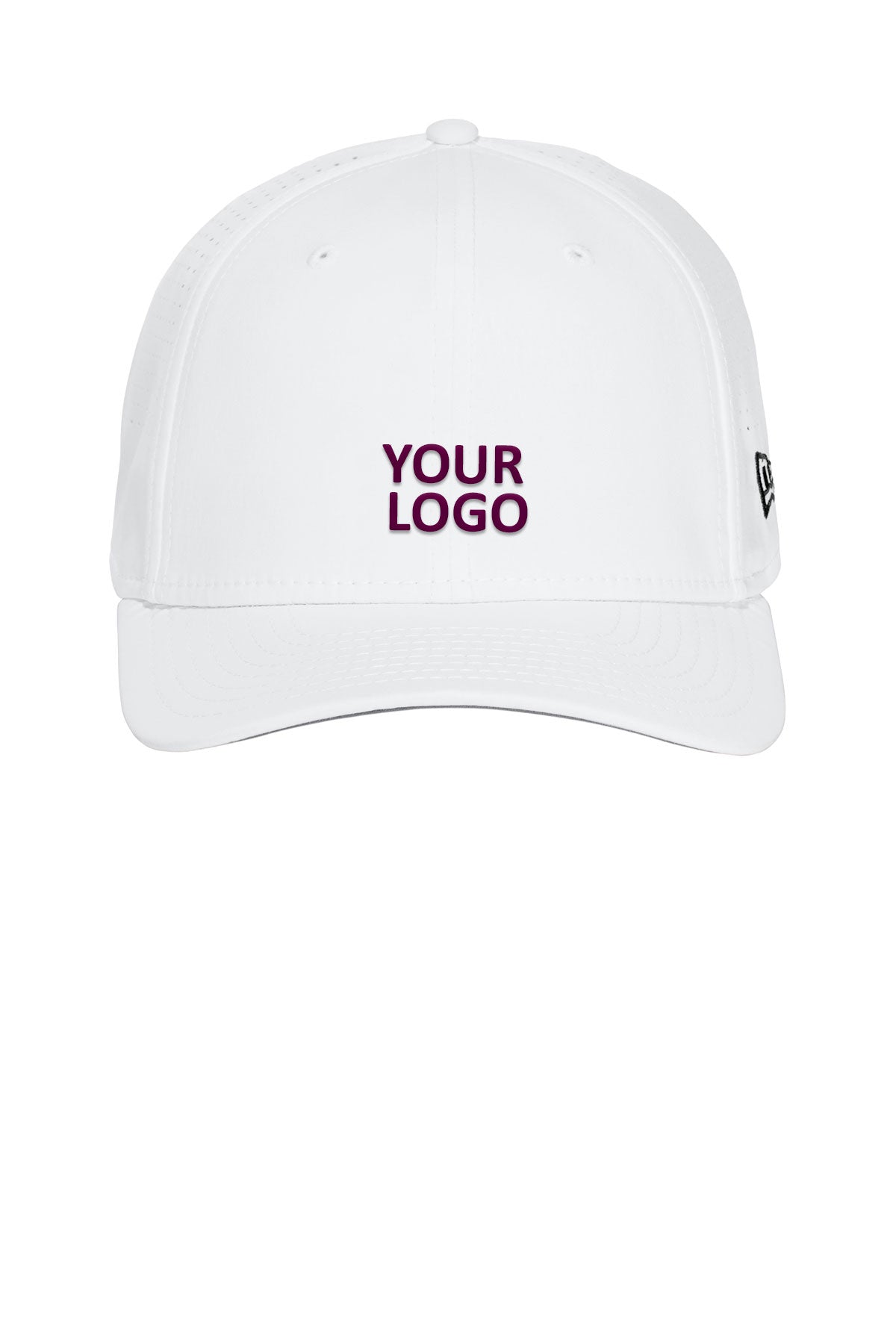 New Era 9SEVENTY Perforated Snapback Custom Caps, White [WeCare tlc]