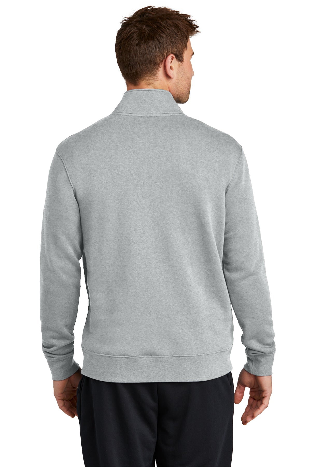 Nike Club Fleece Custom Quarter-Zips, Dark Grey Heather [Milford Mining Company Utah]