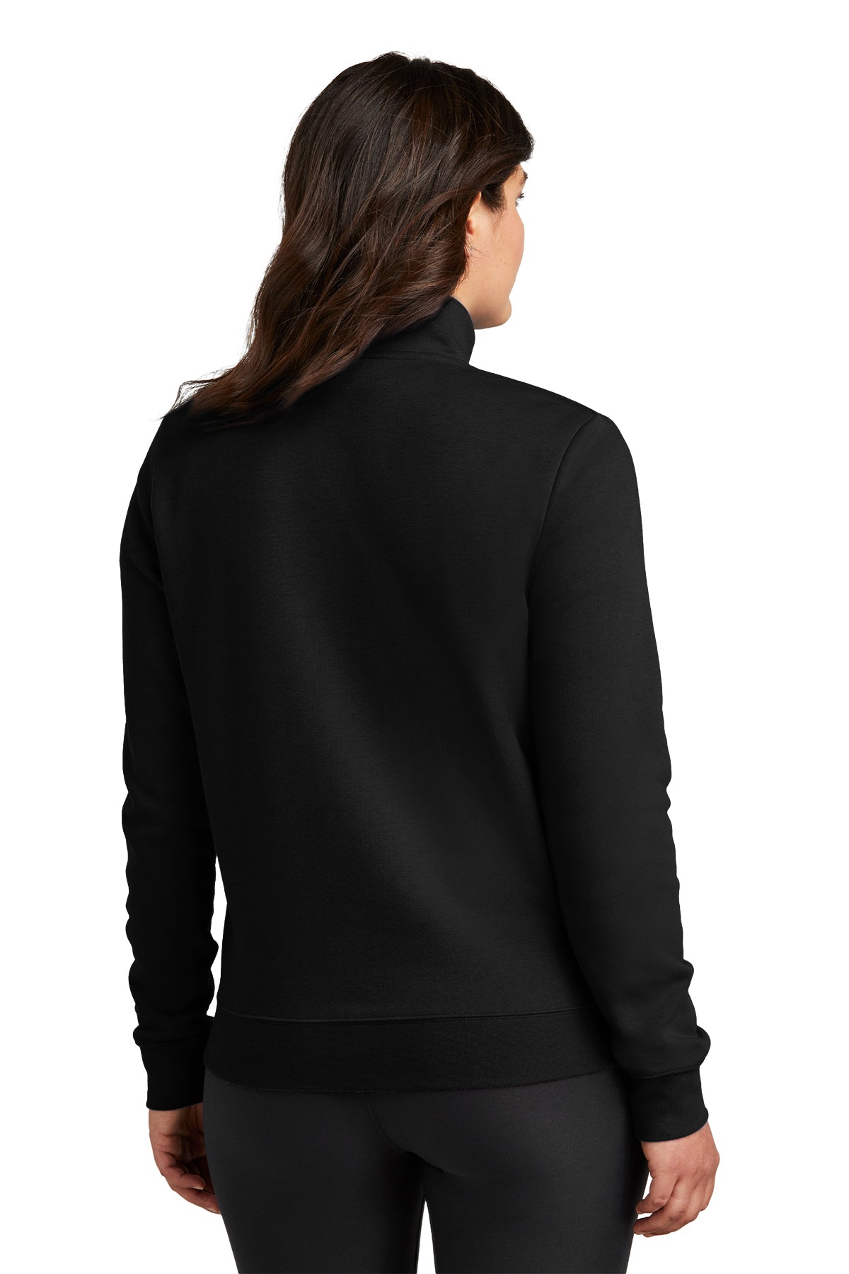 Nike Ladies Club Fleece Custom Quarter-Zips, Black [sean@hearthcorp.com]