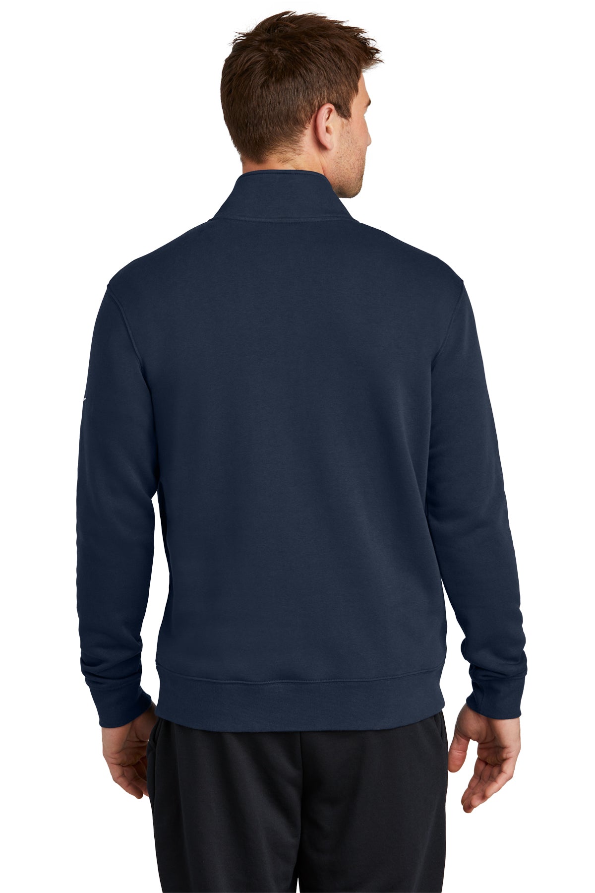 Nike Club Fleece Custom Quarter-Zips, Midnight Navy [Zura Bio]
