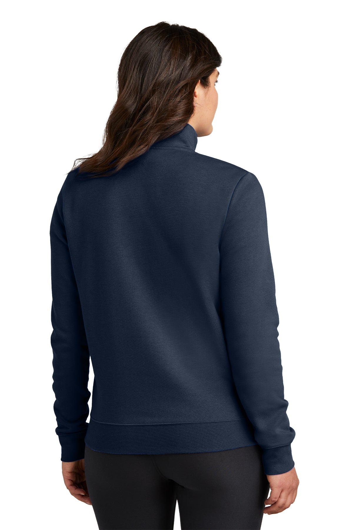 Nike Ladies Club Fleece Custom Quarter-Zips, Midnight Navy [Zura Bio]