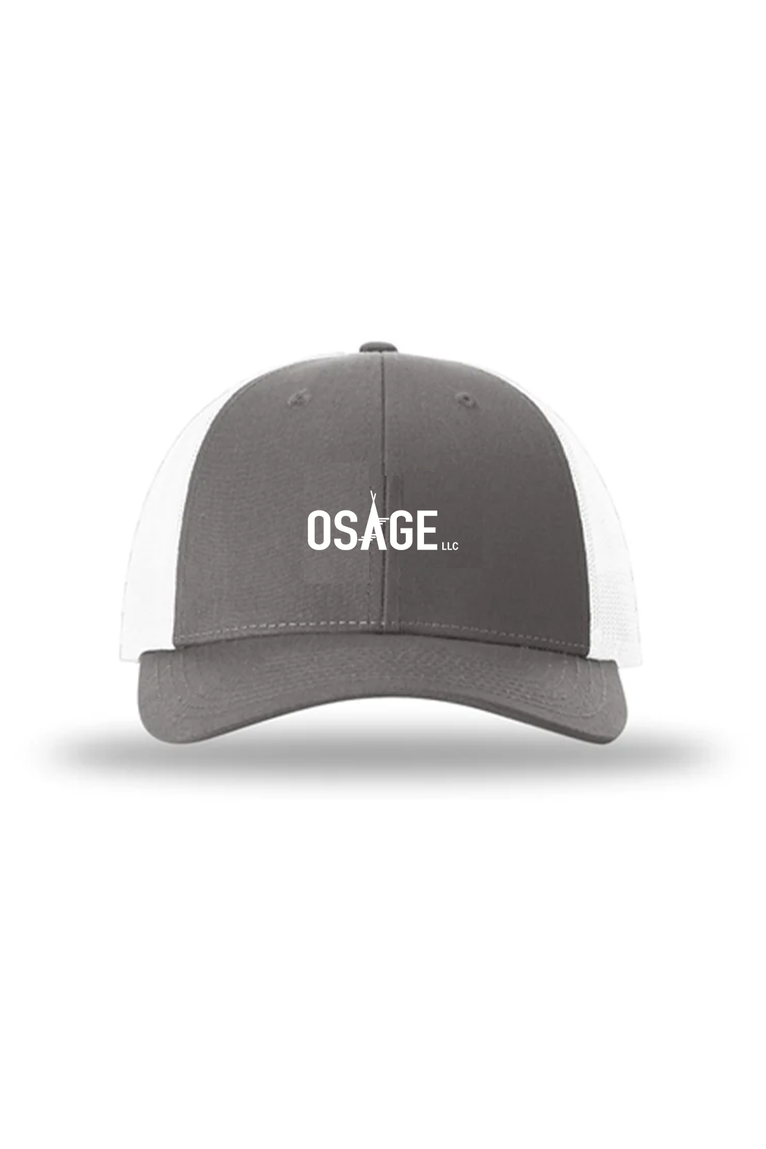Richardson Low Pro Trucker, Charcoal/ White [Osage LLC]