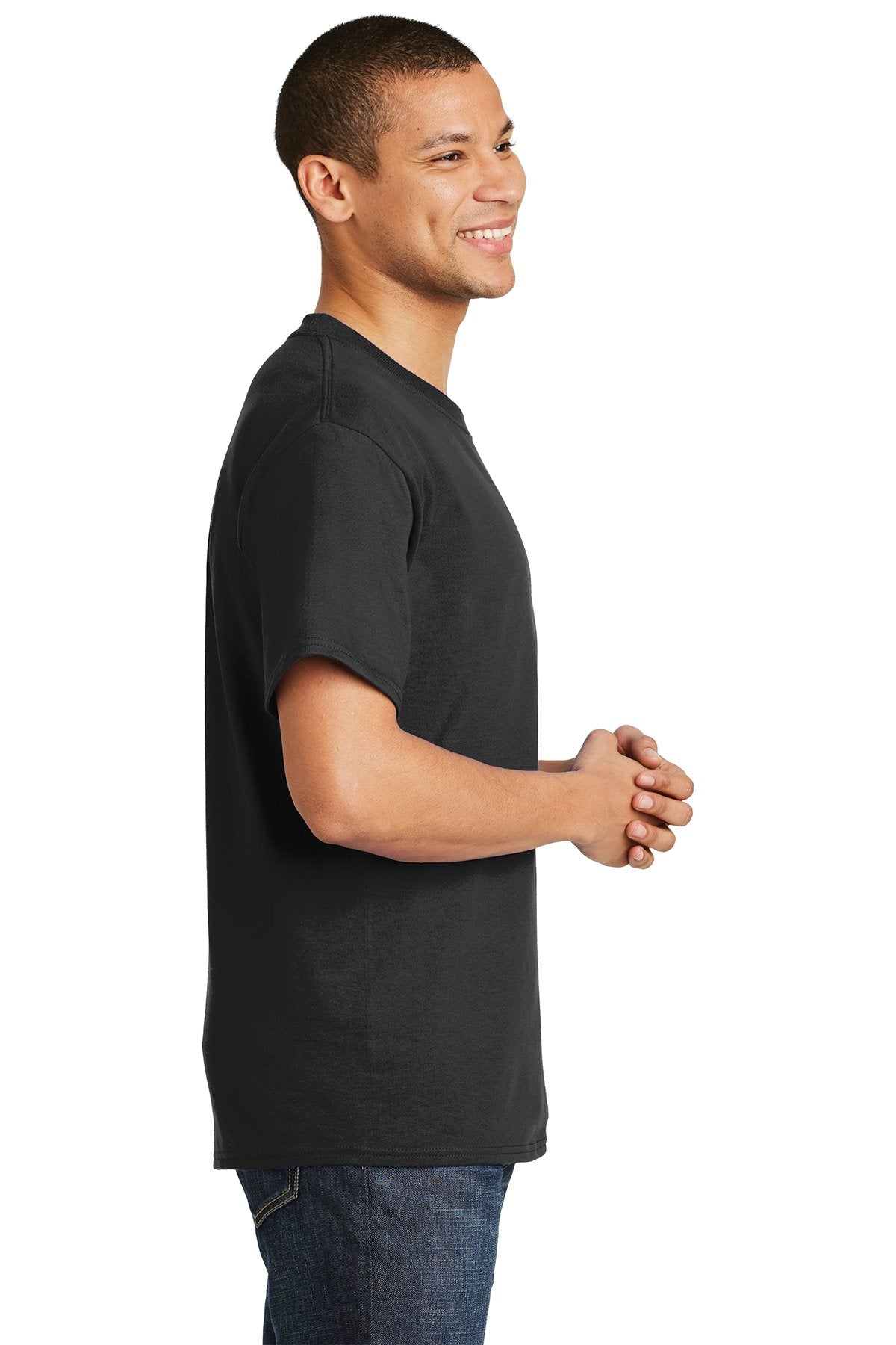 Hanes Beefy Cotton T Shirt 5180 Black [Tun Tavern Men's Ministry]