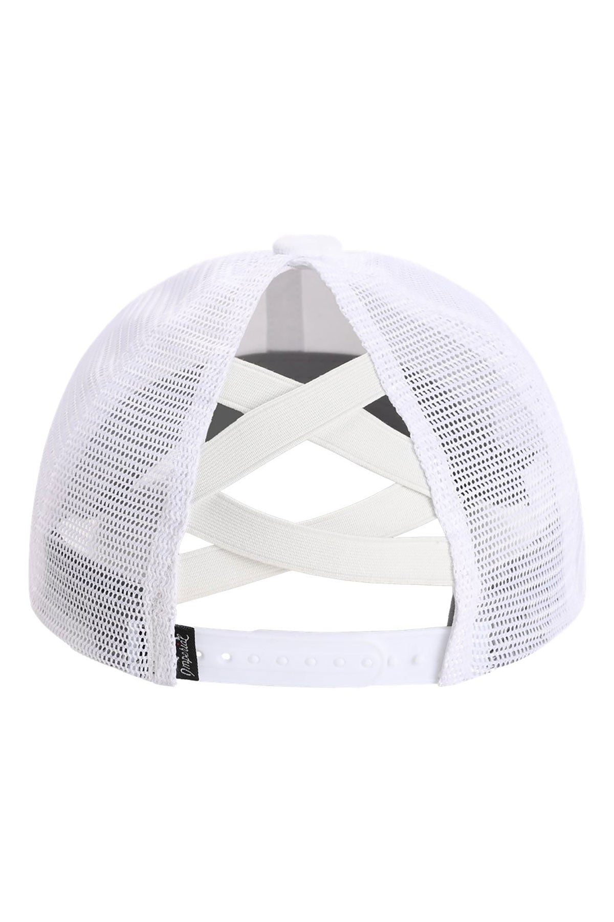 Imperial The Hinsen Mesh Back Custom Caps, White [Zura Bio]