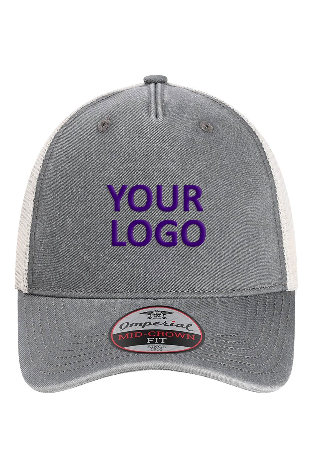 Imperial The Gambit Mesh Back Cap, Charcoal/ Stone [Massachusetts Office of Coastal Zone Management]