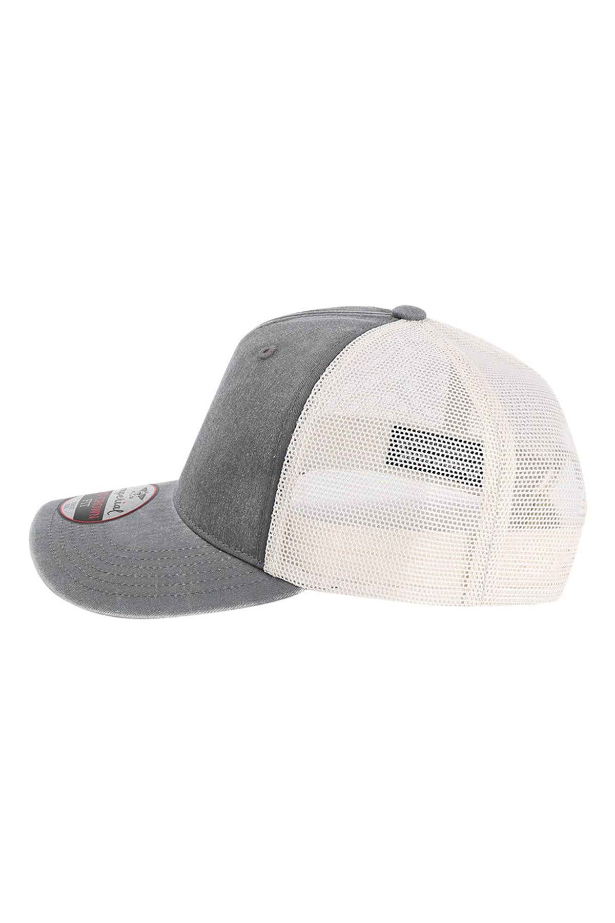 Imperial The Gambit Mesh Back Custom Caps, Charcoal/ Stone