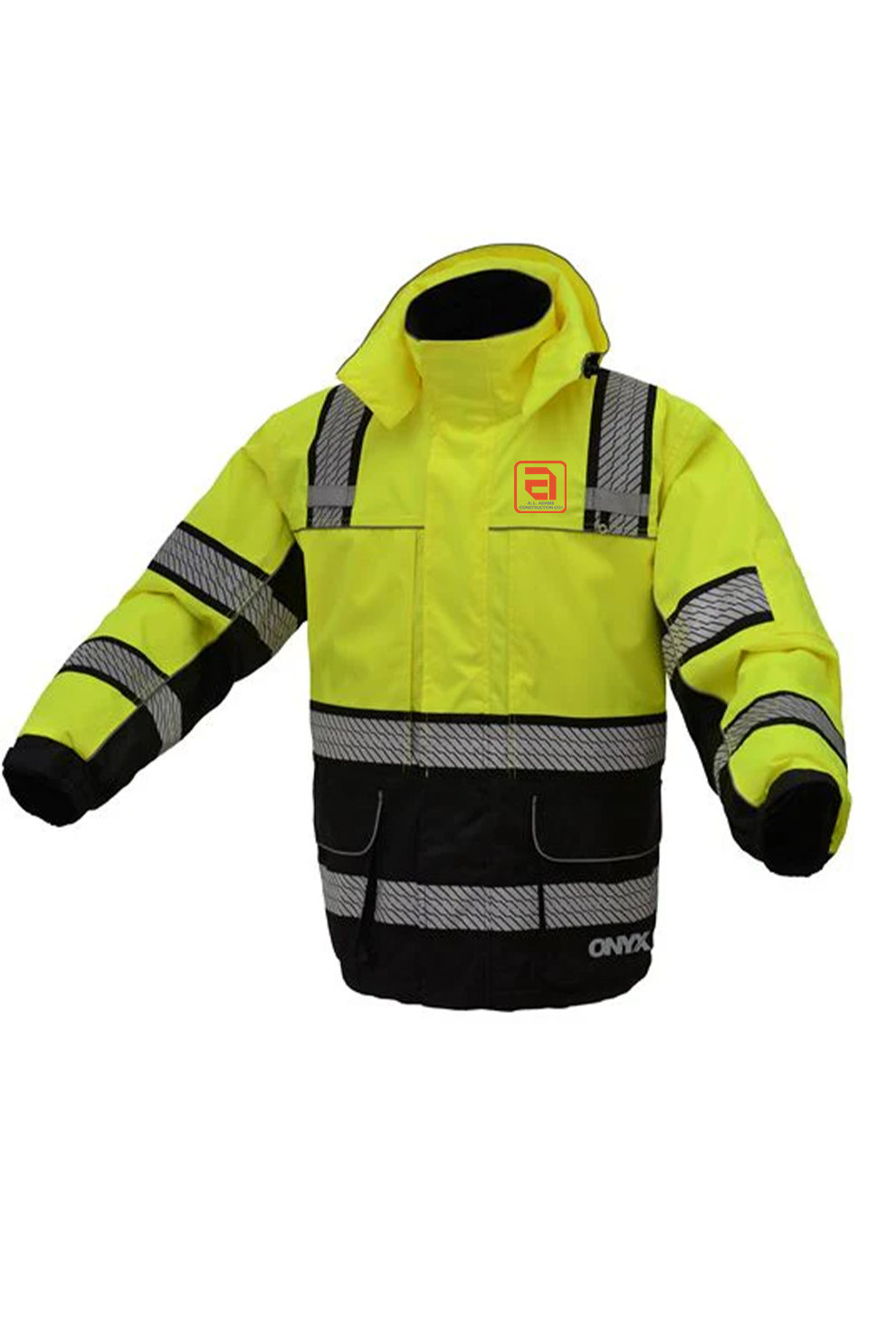GSS Onyx 3 in 1 Performance Winter Parka Jacket, Lime [AL Adams Construction]