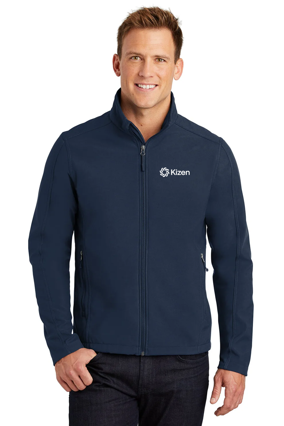 Port Authority Core Soft Shell Jacket, Dress Blue Navy [Kizen]