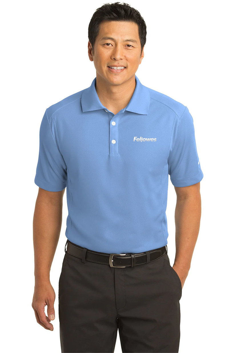 Nike DriFIT Classic Polo, Light Blue [Fellowes Brands]