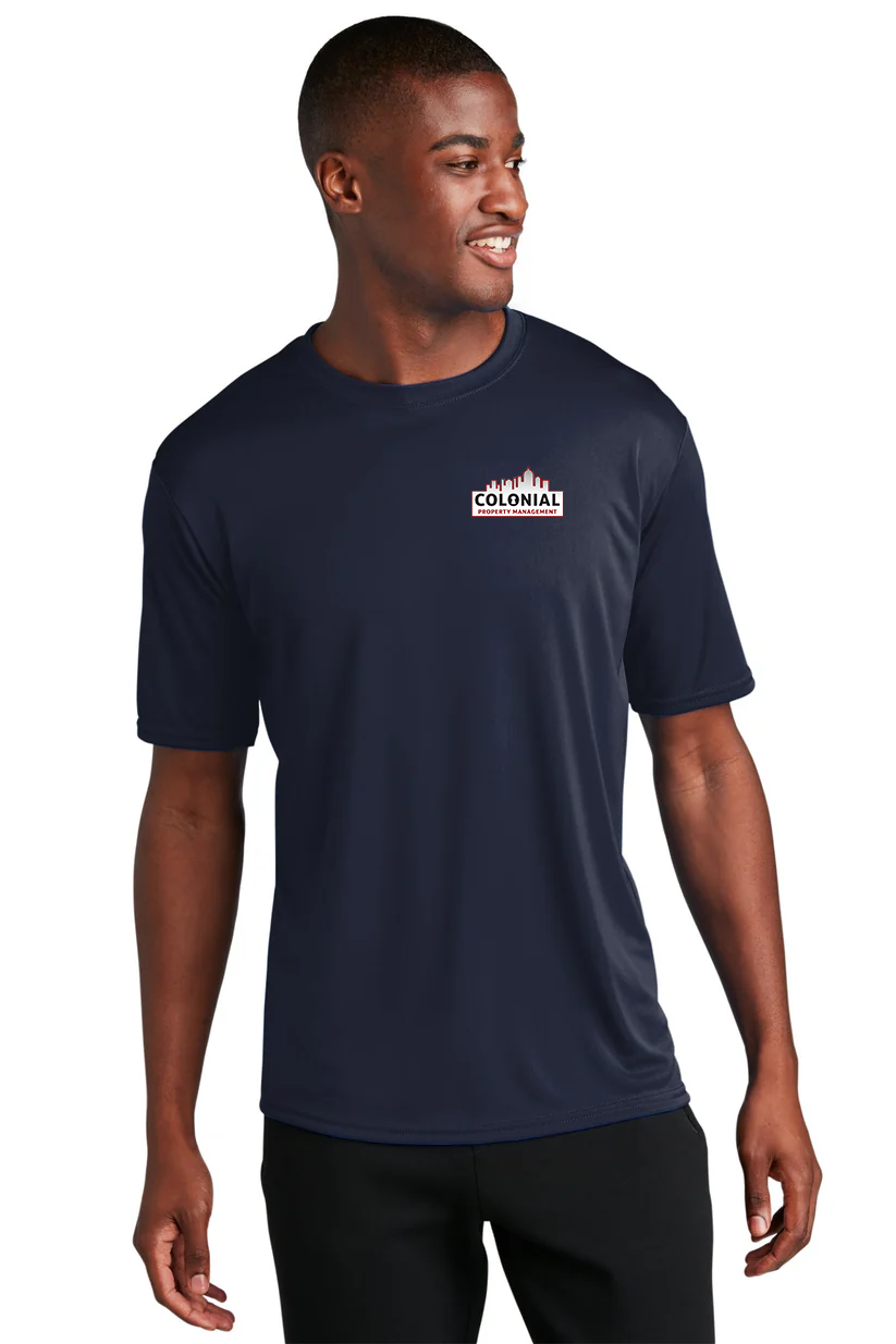 Port & Company Performance Tee, Deep Navy [Colonial Property Management]