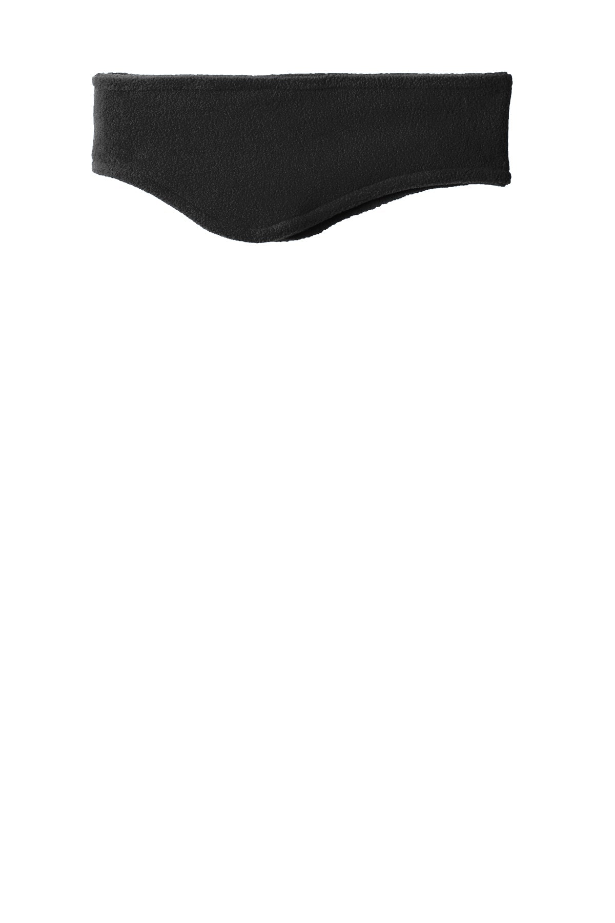 Port Authority R-Tek Stretch Fleece Customized Headbands, Black [Via Transportation / Sioux Area Metro]
