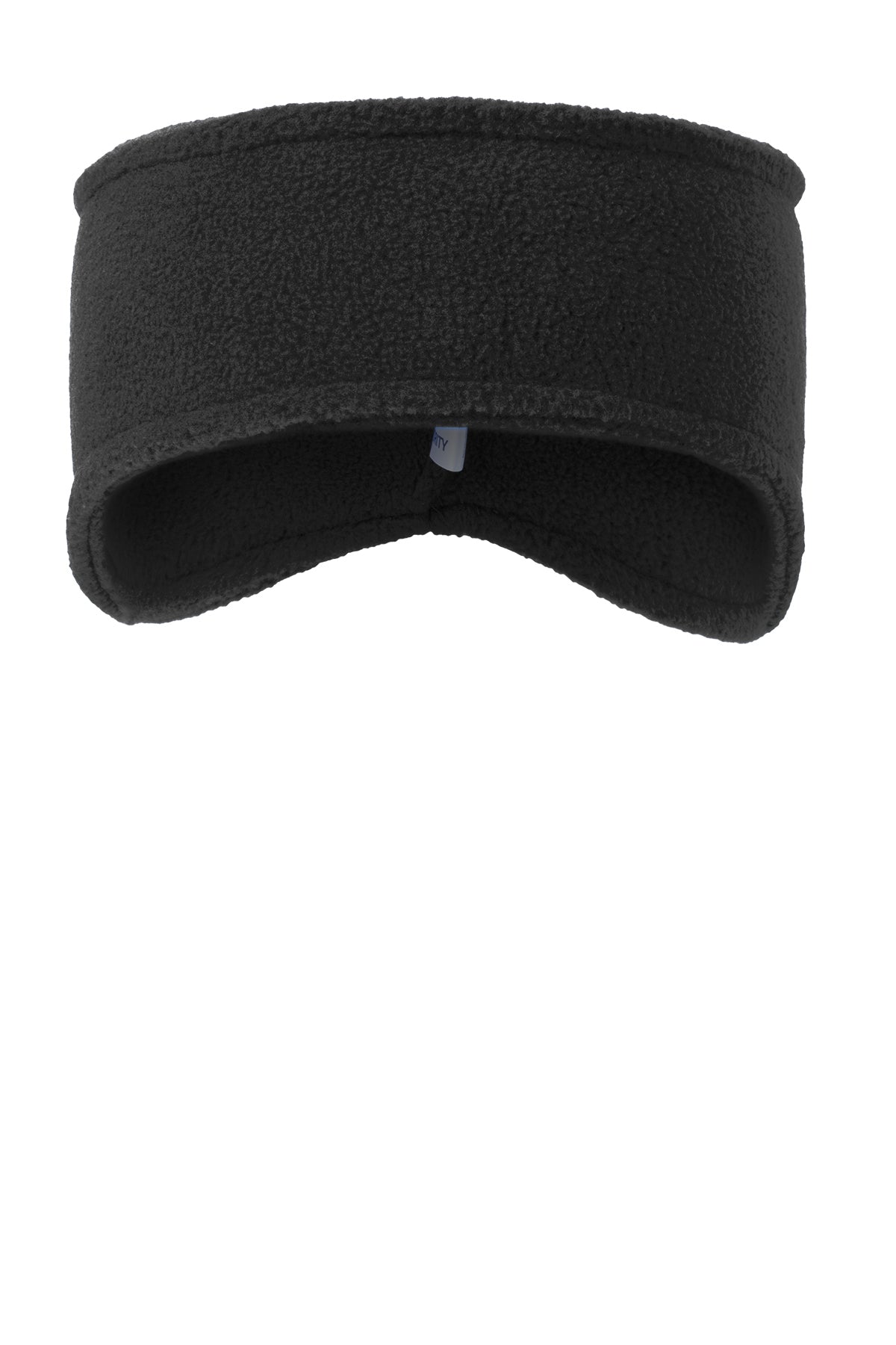 Port Authority R-Tek Stretch Fleece Customized Headbands, Black [Via Transportation / Sioux Area Metro]