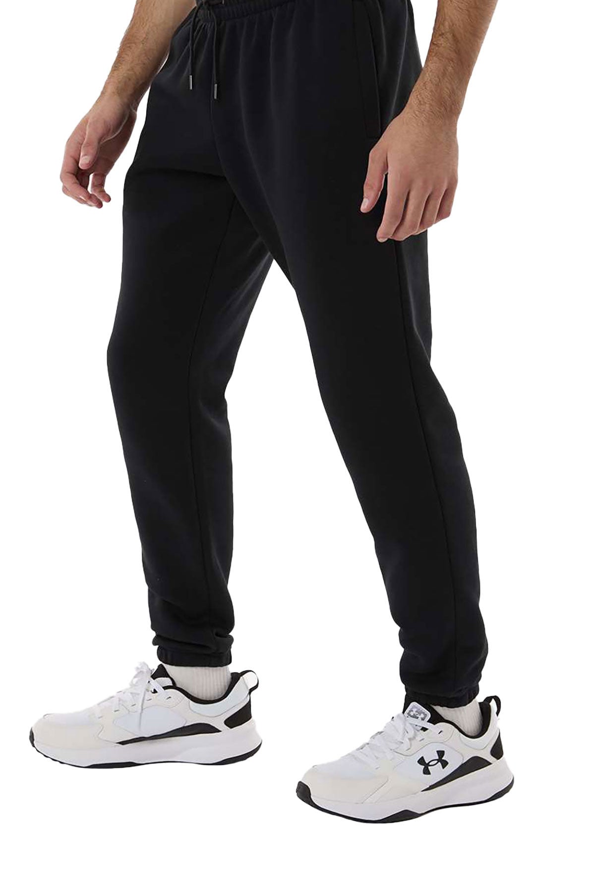 Under Armour Icon Custom Fleece Joggers, Black/ Pitch Grey