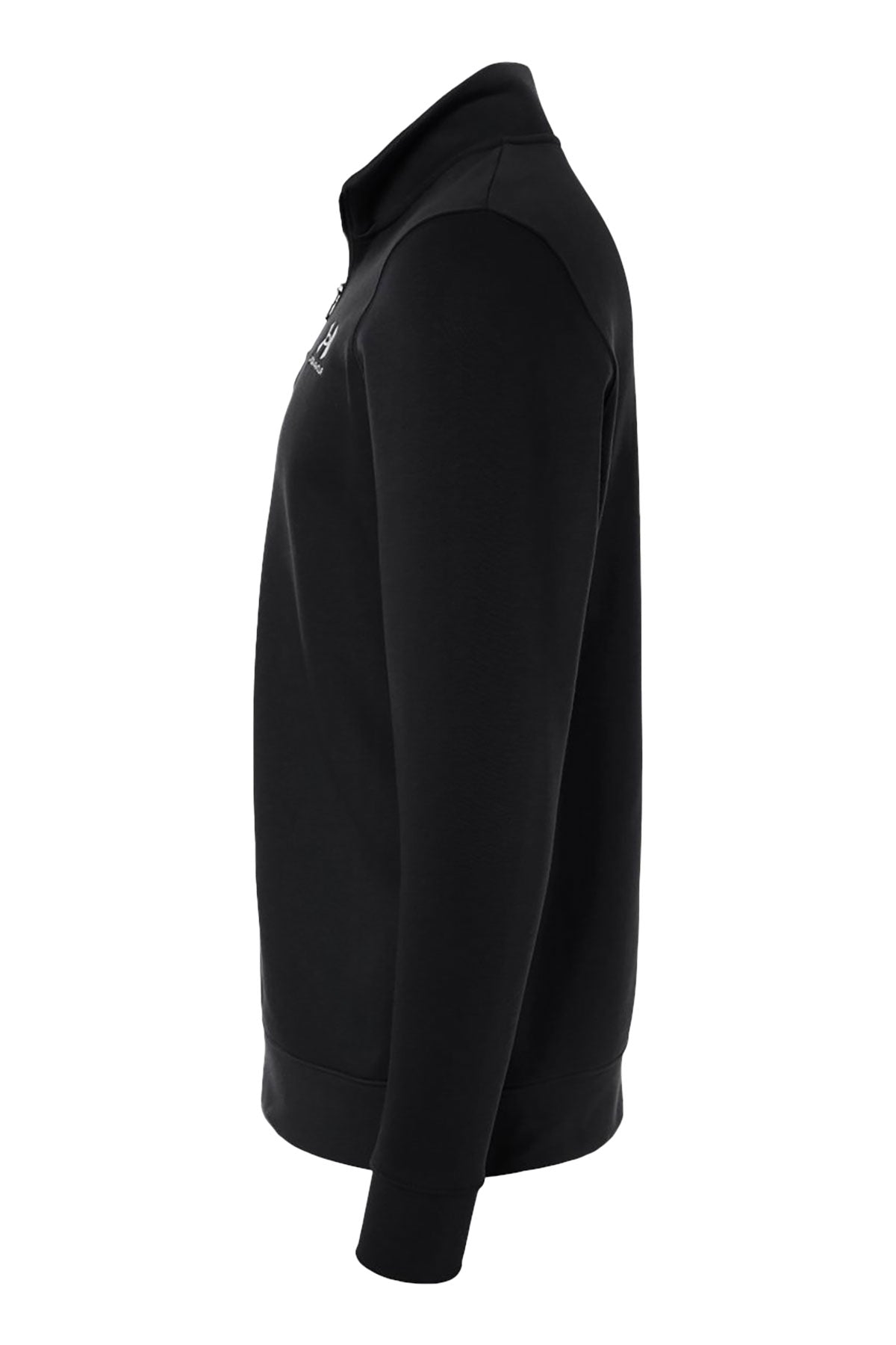 Under Armour Icon Fleece Custom Quarter-Zips Pullover, Black/ White
