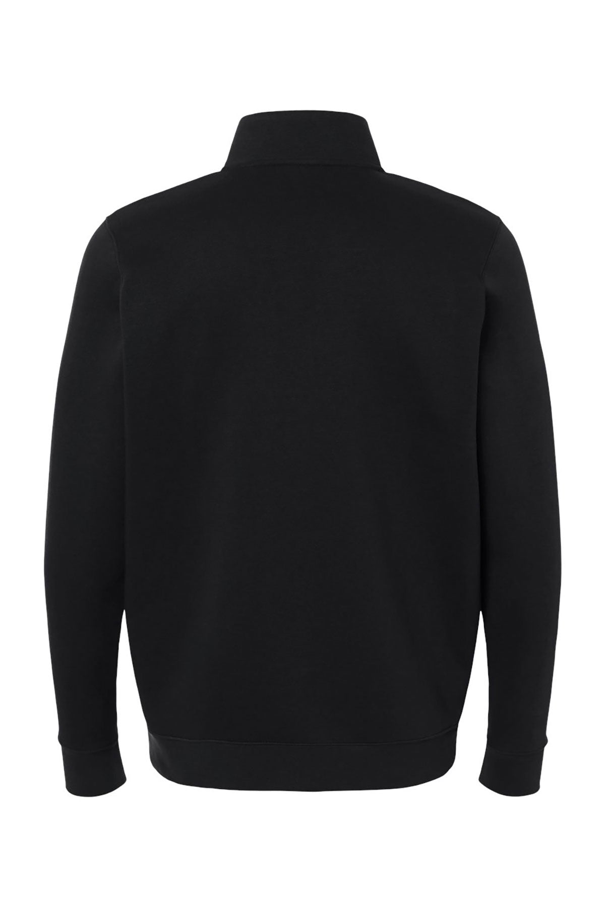 Under Armour Icon Fleece Custom Quarter-Zips Pullover, Black/ White
