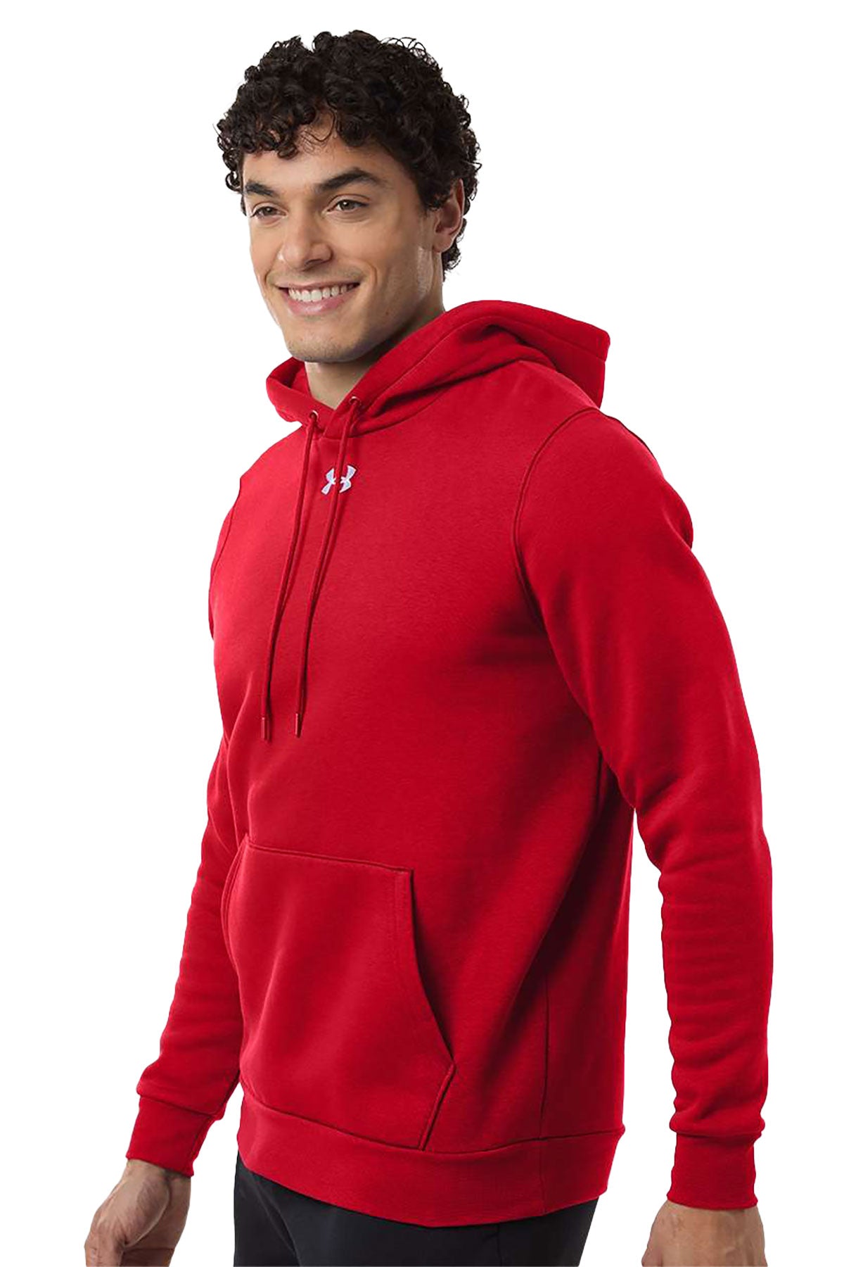 Under Armour Team Icon Fleece Custom Hooded Sweatshirts, Red/ White