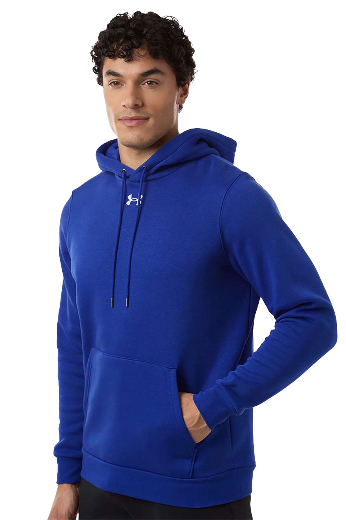 Under Armour Team Icon Fleece Custom Hooded Sweatshirts, Royal/ White