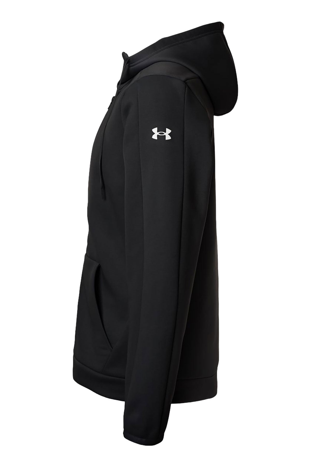 Under Armour Armour Fleece Pro Custom Hooded Full-Zips, Black/ White