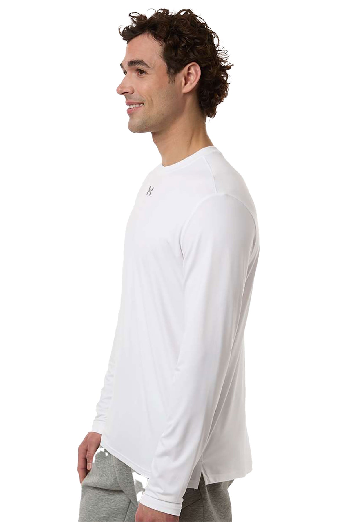 Under Armour Team Vanish Custom Long Sleeve T-Shirts, White/ Pitch Grey