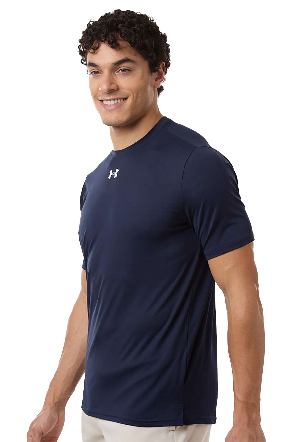 Under Armour Team Custom Vanish T-Shirts, Midnight Navy/ White
