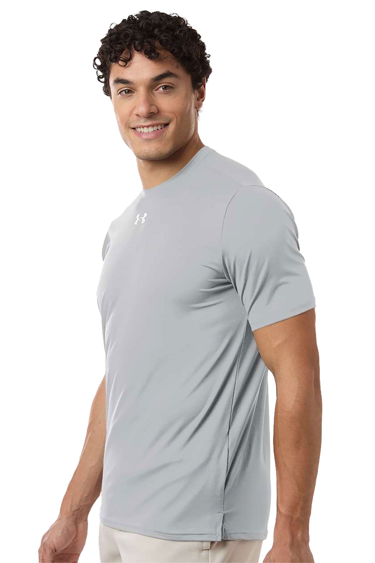 Under Armour Team Custom Vanish T-Shirts, Mod Grey/ White