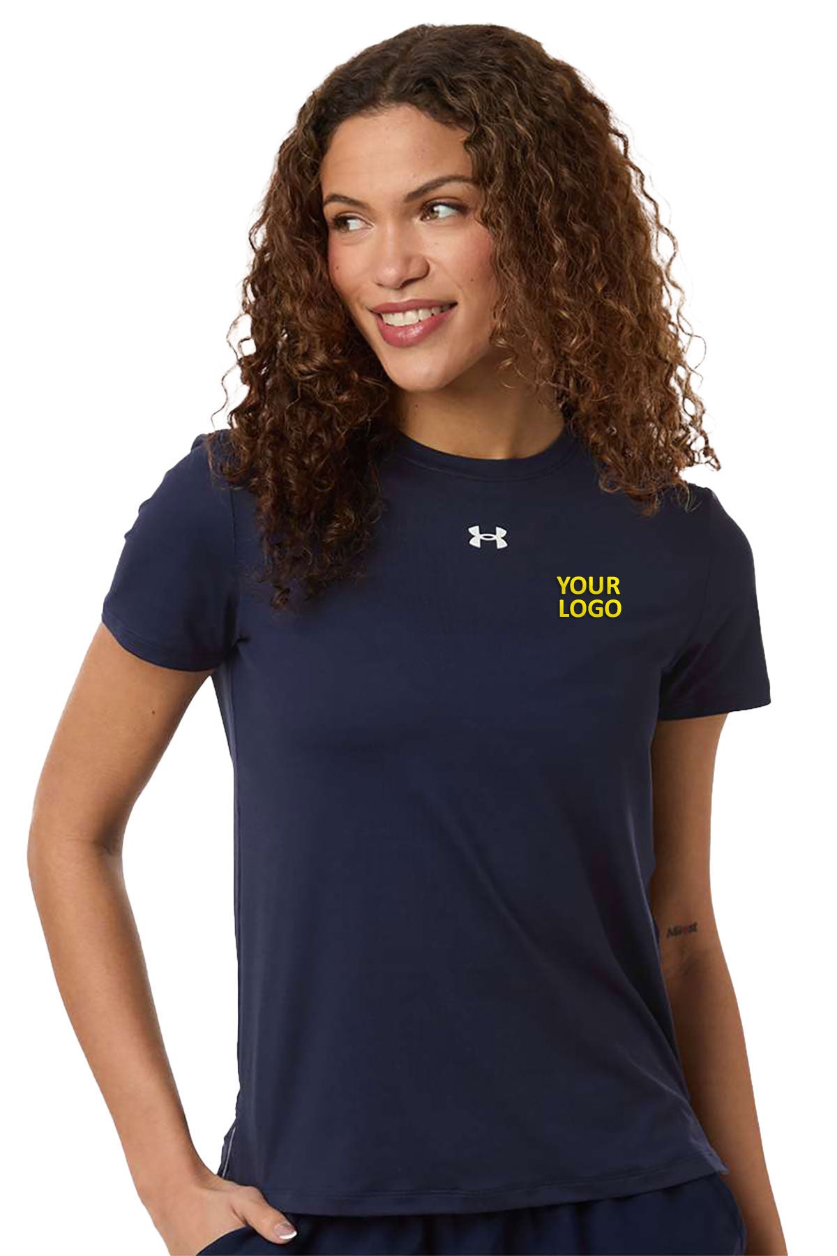 Custom Under Armour 6010870 Midnight Navy/ White