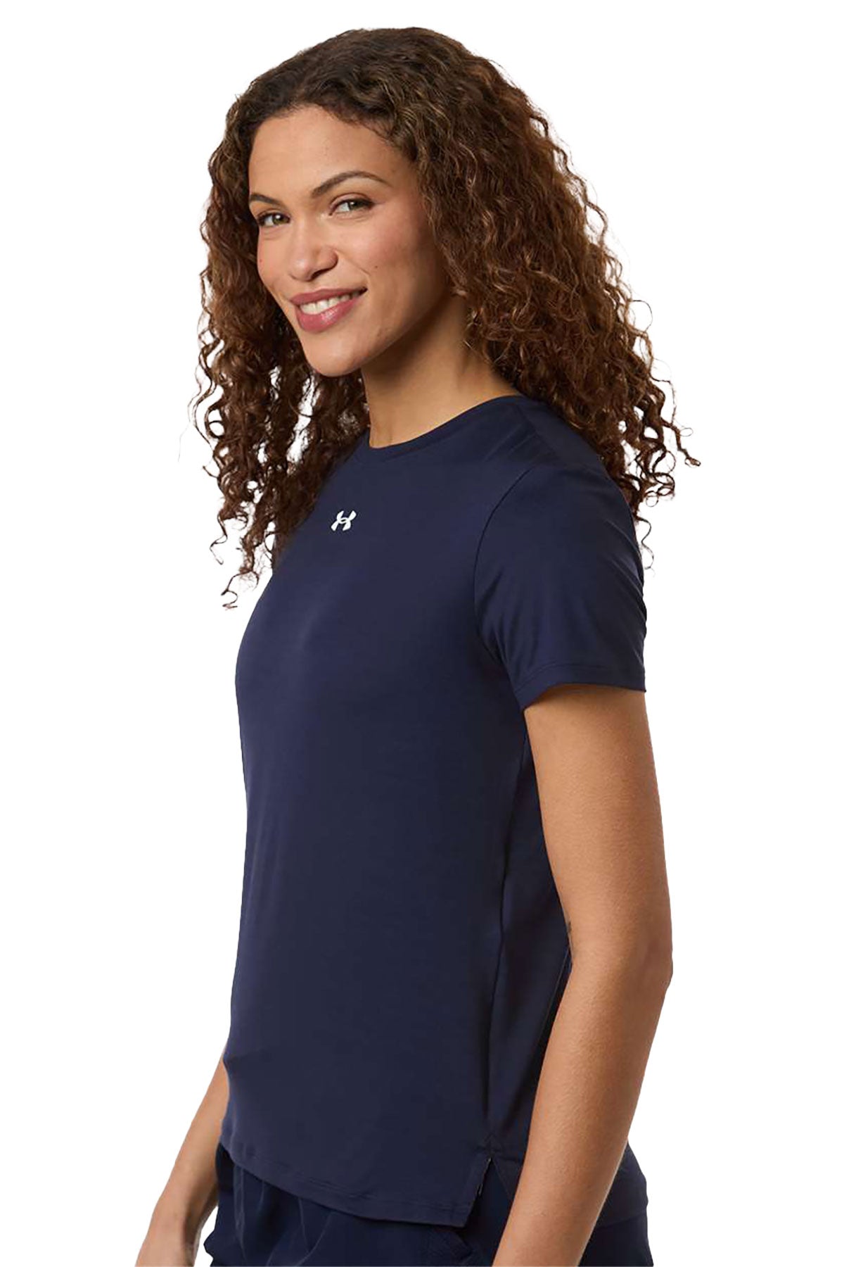 Under Armour Women’s Custom Vanish T-Shirts, Midnight Navy/ White