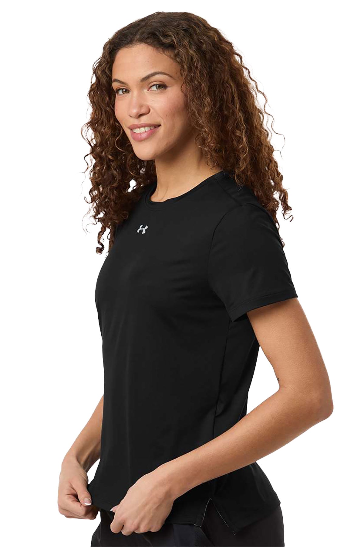 Under Armour Women’s Custom Vanish T-Shirts, Ultimate Black/ Mod Grey