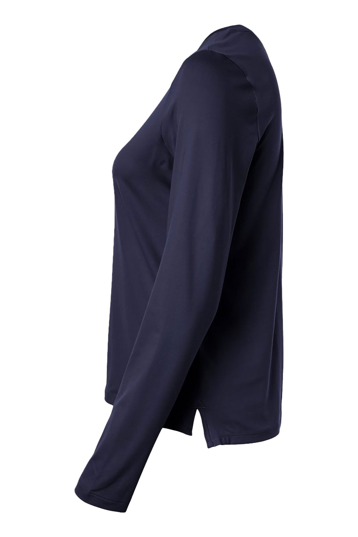 Under Armour Women's Team Vanish Custom Long Sleeve T-Shirts, Midnight Navy/ White