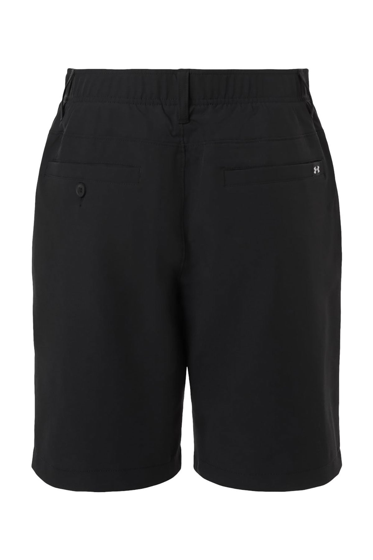 Under Armour Custom Drive 10" Shorts, Black/ Steel Medium Heather/ Grey