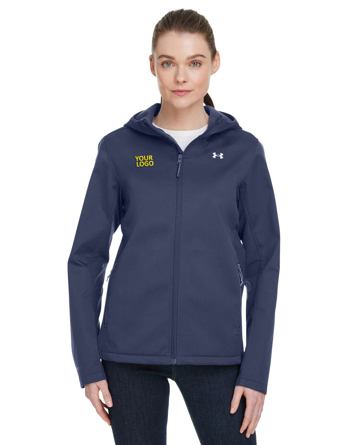 Under Armour Medium Navy 1371595 custom logo jackets