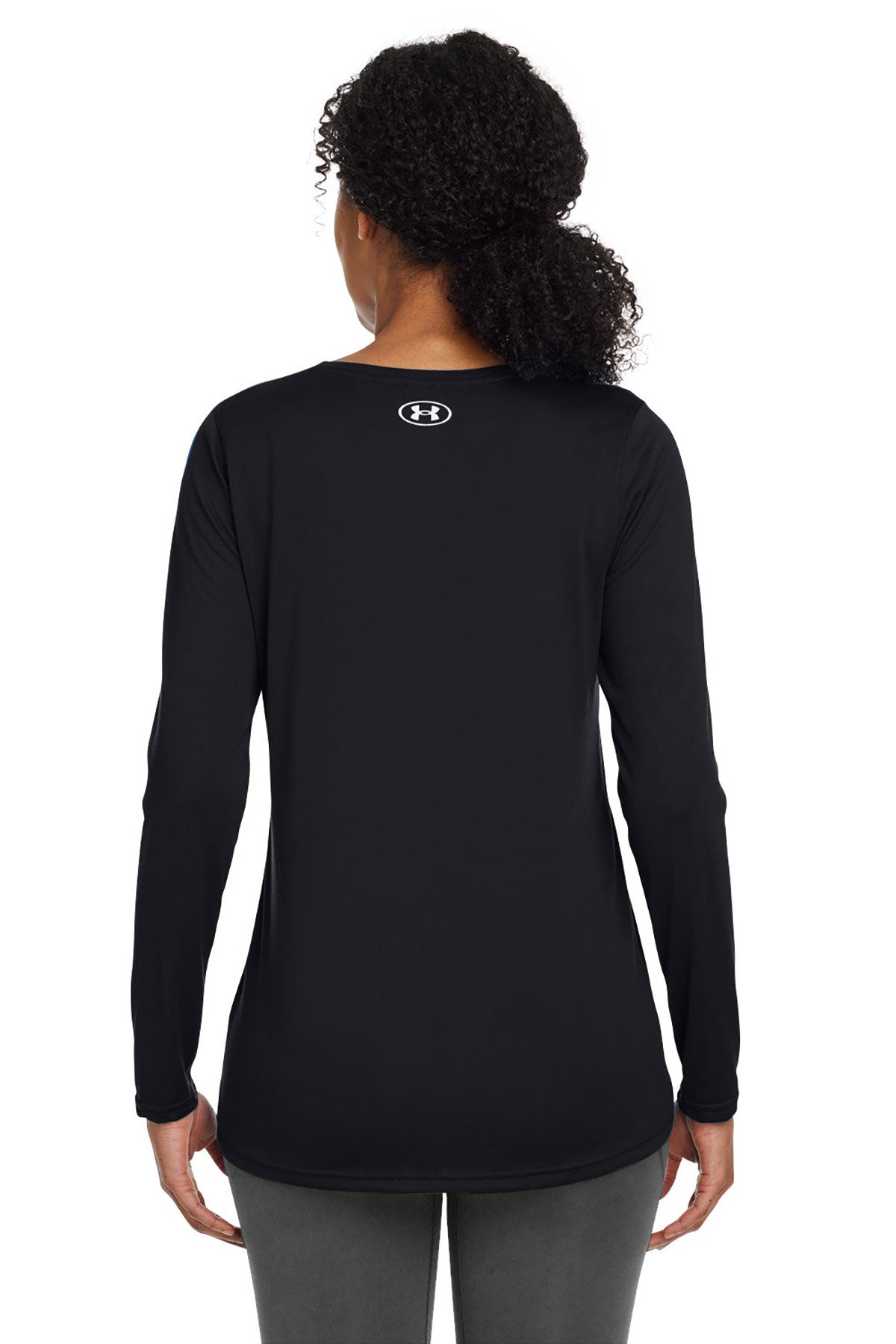Under Armour Ladies Long-Sleeve T-Shirt, Black [Lane & Waterman]